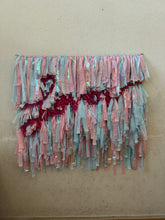 Load image into Gallery viewer, Taylor Swift Inspired Lover Fringe Backdrop Wall on Plastic Fencing