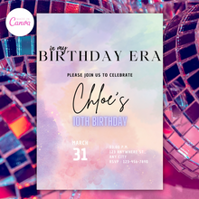 Load image into Gallery viewer, Editable Digital Download: Eras Party Invitation