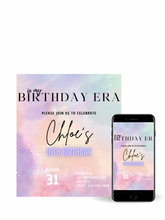 Load image into Gallery viewer, Editable Digital Download: Eras Party Invitation