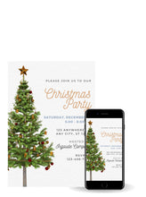 Load image into Gallery viewer, Editable Digital Download: Christmas Party Invitations