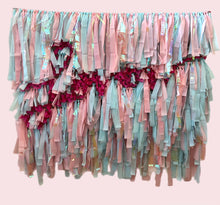 Load image into Gallery viewer, Taylor Swift Inspired Lover Fringe Backdrop Wall on Plastic Fencing