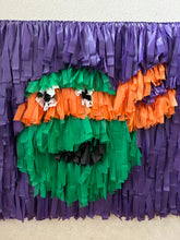 Load image into Gallery viewer, Turtle Party Fringe Wall Art  Fringe Backdrop Wall on Plastic Fencing