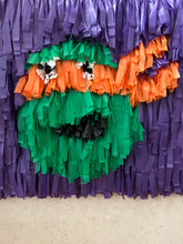 Load image into Gallery viewer, Turtle Party Fringe Wall Art  Fringe Backdrop Wall on Plastic Fencing