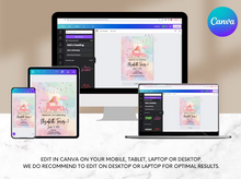 Load image into Gallery viewer, Editable Digital Download: Neon Slumber Party Birthday Invitation
