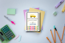 Load image into Gallery viewer, Editable Digital Download: Back To School Bash Invitation