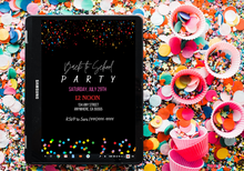 Load image into Gallery viewer, Editable Digital Download: Back To School Around the World Party Invitation
