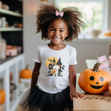 Load image into Gallery viewer, Mummy Haunted House  Halloween Shirt, Spooky Kids Shirt, Halloween Toddler T-Shirt, Cute Ghost T-Shirt, Spooky Season Kids Tees