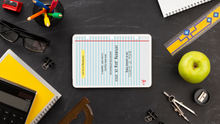 Load image into Gallery viewer, Editable Digital Download: Notebook Paper Back to School Party Invitation