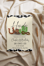 Load image into Gallery viewer, Editable Digital Download: Howdy Party Invitation