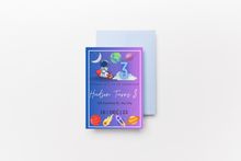 Load image into Gallery viewer, Editable Digital Download: Boy Space Party Invitation