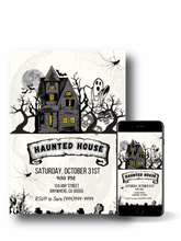 Load image into Gallery viewer, Editable Digital Download: Halloween Pink Party Invitation