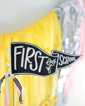 Load image into Gallery viewer, DIY Back to School Pencil Fringe Kit Streamer Backdrop Kit Plastic Fringe Backdrop Pastel Unicorn