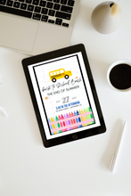 Load image into Gallery viewer, Editable Digital Download: Back To School Bash Invitation
