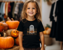 Load image into Gallery viewer, Spooky Season Halloween Shirt, Spooky Kids Shirt, Halloween Toddler T-Shirt, Cute Ghost T-Shirt, Spooky Season Kids Tees