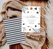Load image into Gallery viewer, Editable Digital Download: Halloween Party Invitation