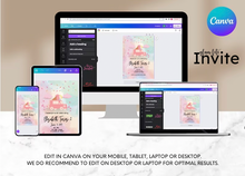 Load image into Gallery viewer, Editable Digital Download: Back to School Party Invitation