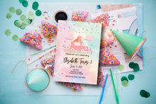 Load image into Gallery viewer, Editable Digital Download: Ice Cream Party Invitation