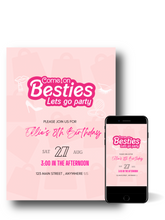 Load image into Gallery viewer, Editable Digital Download: Bestie Doll Party Invitation