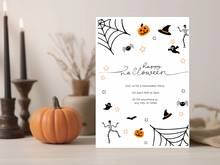 Load image into Gallery viewer, Editable Digital Download: Halloween Party Invitation