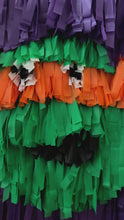 Load and play video in Gallery viewer, Turtle Party Fringe Wall Art  Fringe Backdrop Wall on Plastic Fencing