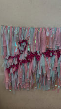 Load and play video in Gallery viewer, Taylor Swift Inspired Lover Fringe Backdrop Wall on Plastic Fencing