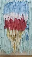 Load and play video in Gallery viewer, 4th of July Ice Cream Art Fringe Backdrop Wall on Plastic Fencing