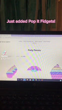 Load and play video in Gallery viewer, Pastel Rainbow with Clouds Cone Push Bubble Fidget Toys Adult Stress Relief Toy Antistress Soft Squishy Anti-Stress Gift Anti Stress Box