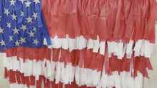 Load and play video in Gallery viewer, Red, White, Blue Star Banner 4M DIY Glitter Paper Garland Hanging Star 10CM String Curtain For Wedding Birthday Christmas Party Supplies