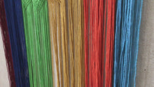 Load and play video in Gallery viewer, Rainbow Macrame Wall Hanging