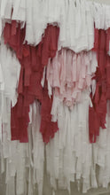 Load and play video in Gallery viewer, Valentines Day XOXO Fringe Backdrop Wall on Plastic Fencing