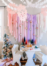 Load image into Gallery viewer, Ready to Ship Plastic Fringe Backdrop-no custom edits, ships as in 24 hours Fully Assembled Fringe Backdrop