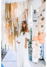 Load image into Gallery viewer, 3 strand plastic fringe backdrop wall