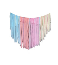 Load image into Gallery viewer, Ready to Ship Plastic Fringe Backdrop-no custom edits, ships as in 24 hours Fully Assembled Fringe Backdrop
