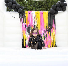 Load image into Gallery viewer, Fringe Backdrop Wall on Plastic Fencing