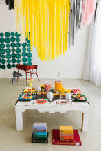 Load image into Gallery viewer, Back to School Plastic Fringe Backdrop| Special Collab with House of Fete | Pencil Style