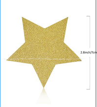 Load image into Gallery viewer, Glitter Gold 4M DIY Paper Garland Hanging Star 10CM String Curtain For Wedding Birthday Christmas Party Supplies
