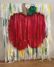 Load image into Gallery viewer, Glam Fete x Ambusheed With Boys Apple Fringe Backdrop Wall on Plastic Fencing