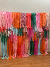 Load image into Gallery viewer, Fringe Backdrop Wall on Plastic Fencing