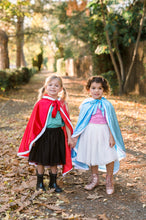 Load image into Gallery viewer, Mrs. Claus Red Christmas Princess Cloak Cape Toddler Kids Winter Wear Children's Party Wear Velvet Warm Winter Cosplay Party Cloak Clothes