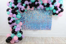 Load image into Gallery viewer, Blue Iridescent Shimmer Wall Panels for Party Decorations, Mermaid, Frozen theme