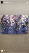 Load image into Gallery viewer, Blue Iridescent Shimmer Wall Panels for Party Decorations, Mermaid, Frozen theme