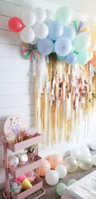 Load image into Gallery viewer, Fringe Backdrop Wall on Plastic Fencing