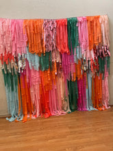 Load image into Gallery viewer, Fringe Backdrop Wall on Plastic Fencing