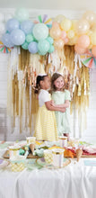 Load image into Gallery viewer, Fringe Backdrop Wall on Plastic Fencing