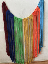 Load image into Gallery viewer, Rainbow Macrame Wall Hanging