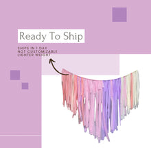 Load image into Gallery viewer, Ready to Ship Plastic Fringe Backdrop-no custom edits, ships as in 24 hours Fully Assembled Fringe Backdrop