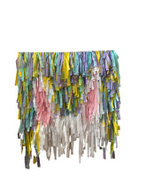 Load image into Gallery viewer, Easter Peter Rabbit Fringe Backdrop Wall on Plastic Fencing
