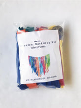 Load image into Gallery viewer, DIY Streamer Backdrop Kit Plastic Fringe Backdrop Feisty Fiesta Colorway