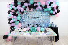 Load image into Gallery viewer, Blue Iridescent Shimmer Wall Panels for Party Decorations, Mermaid, Frozen theme