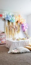 Load image into Gallery viewer, Fringe Backdrop Wall on Plastic Fencing
